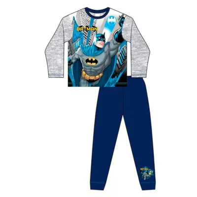 Batman pyjamas med grå bluse og blå bukser