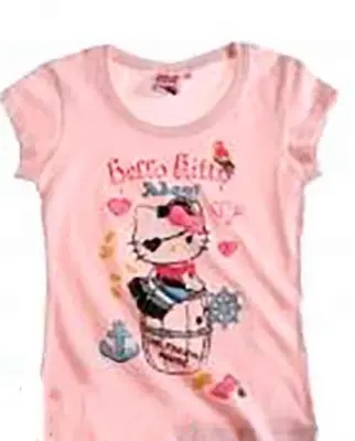 Hello Kitty Lyserød t-shirt