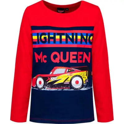 Disney Cars langærmet t-shirt med McQueen