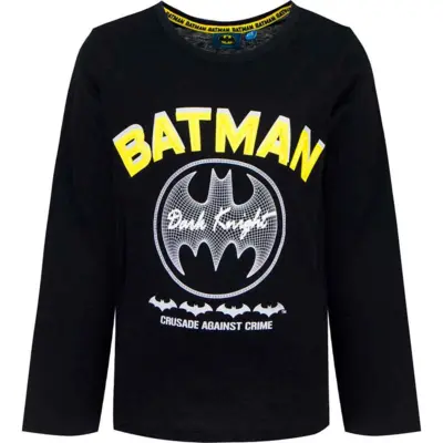 Batman langærmet t-shirt sort Dark Knight