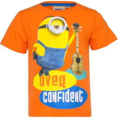 Minions t-shirt orange over confident