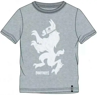 Fortnite kort t-shirt grå
