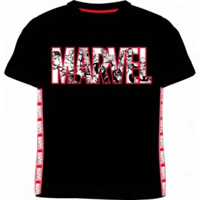 Marvel Avengers sort t-shirt med kortærmer