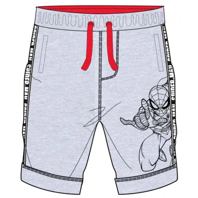 Spiderman shorts grå til børn
