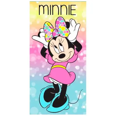 Minnie Mouse badehåndklæde 70x140 shine