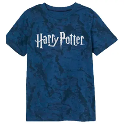 Harry Potter t-shirt kortærmet blå sort