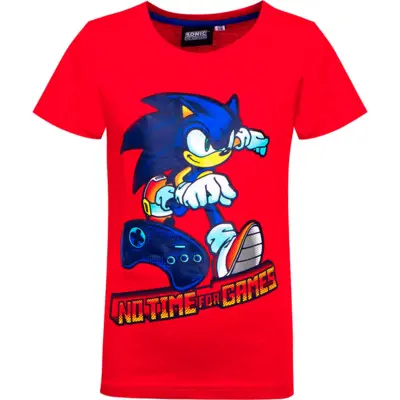 Sonic t-shirt kort the hedgehog
