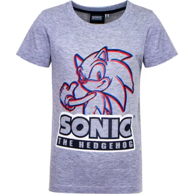 Sonic t-shirt grå kort the hedgehog