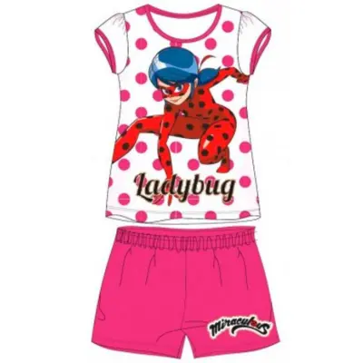 Ladybug sommer pyjamas pink