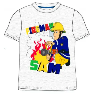 Brandman Sam t-shirt kort grå
