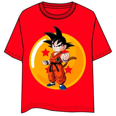 Dragon Ball t-shirt rød Son Guko