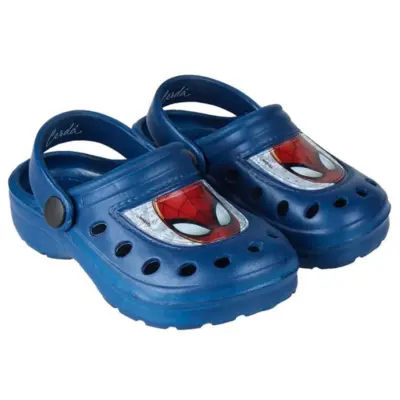Spiderman sandaler Clogs blå