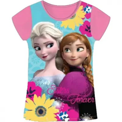 Disney Frost kortærmet t-shirt lyserød