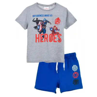 Marvel Avengers sommersæt t-shirt samt shorts
