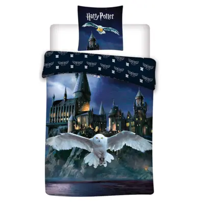 Harry Potter sengetøj 140x200 Owl Hedwig