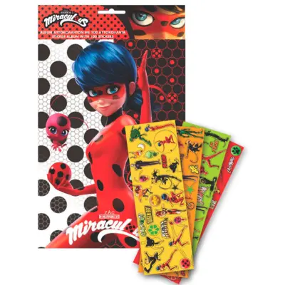 Ladybug sticker album med 100 stickers