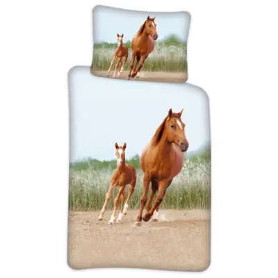 Heste sengetøj 140x200