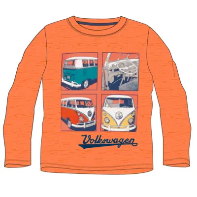 Volkswagen t-shirt langærmet orange