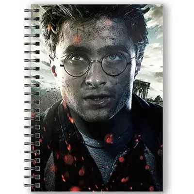 Harry Potter notesbog med 3D effekt i A5 størrelse