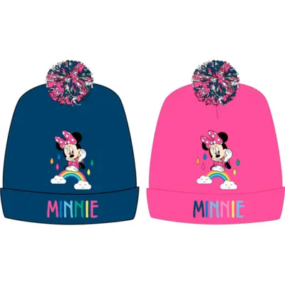 Disney Minnie Mouse hue i pink eller navy med kvast
