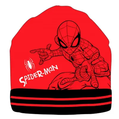 Marvel Spiderman hue i rød med bred kant