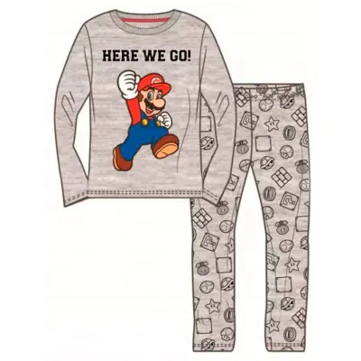 Super Mario Pyjamas i grå