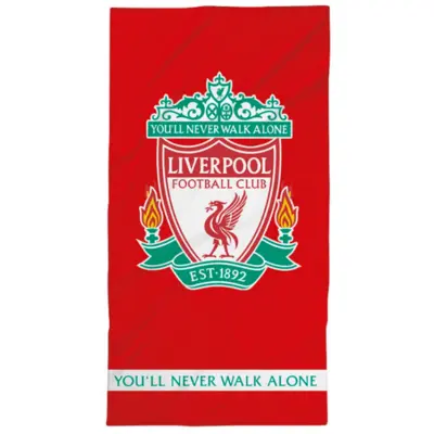 Liverpool FC badehåndklæde med badge logo
