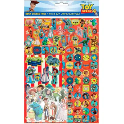 Toy Story 4 mega klistermærke pakke med 150 stickers