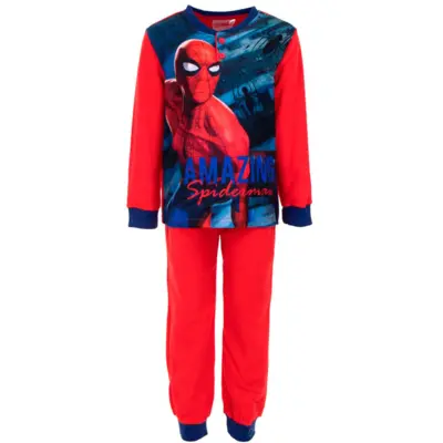 Spiderman fleece pyjamas rød