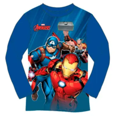 Marvel Avengers t-shirt langærmet blå
