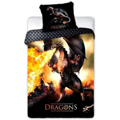 Dragons sengetøj 140x200
