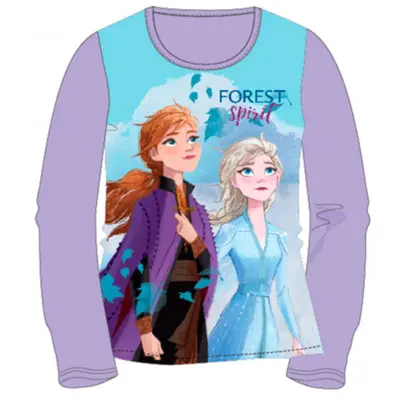 Disney Frost t-shirt langærmet lilla