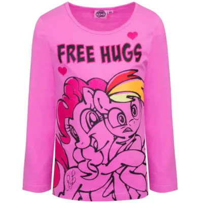 My Little Pony t-shirt langærmet lyserød