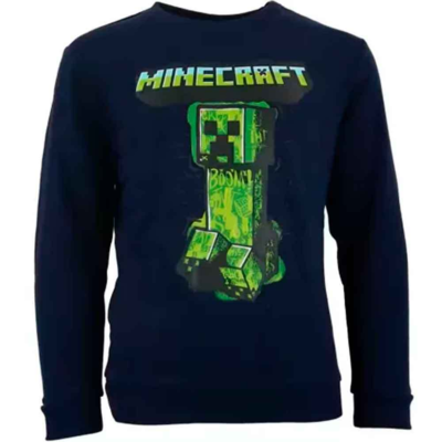 Minecraft-pullover-navy-Creeper