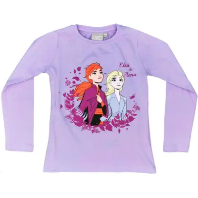 Disney Frost langærmet t-shirt lilla