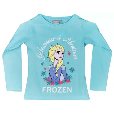 Disney-Frost-t-shirt-langærmet-Elsa-turkis