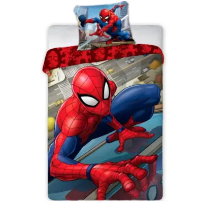 Spiderman-sengetøj-140-x-200-crawling