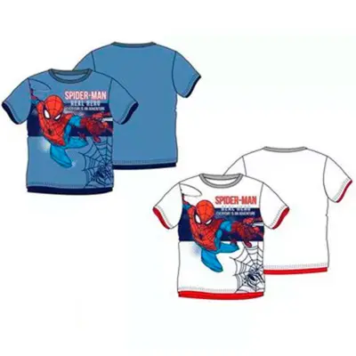 Marvel-Spiderman-t-shirts-2-pak-i-hvid-og-blå