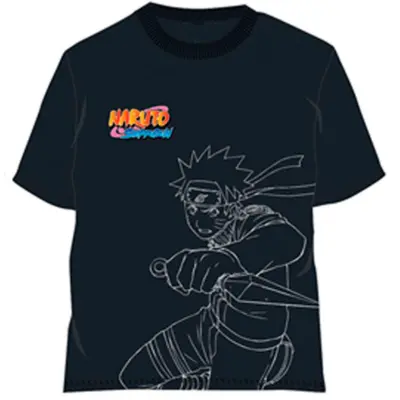 Naruto-kortærmet-t-shirt-sort