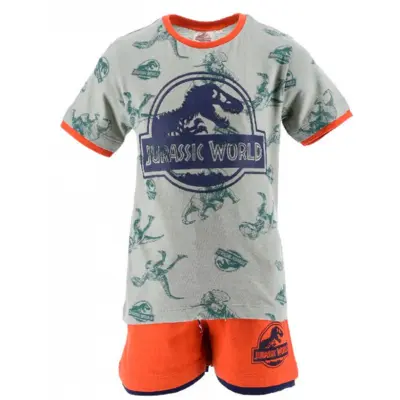 Jurassic-world-sommersæt-t-shirt-og-shorts
