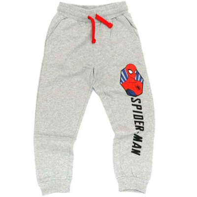 Spiderman-joggingbukser-grå-4-9-år