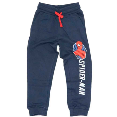 Spiderman-joggingbukser-Navy-4-9-år