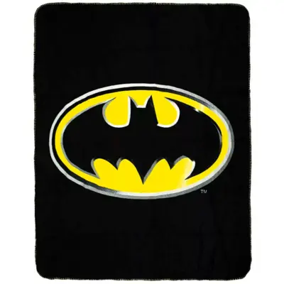 Batman-Fleece-tæppe-100-x-140-Logo