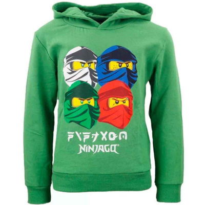 LEGO-Ninjago-hættetrøje-grøn