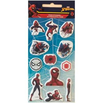 Marvel-Spiderman-Skum-Klistermærker-1-ark
