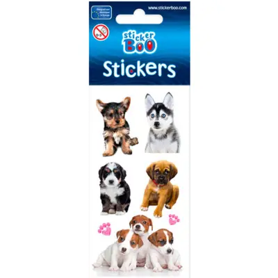 Sticker-boo-hunde-klistermærker-1-ark