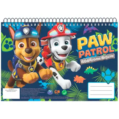 Paw-Patrol-A4-Spiral-Skriveblok-30-sider