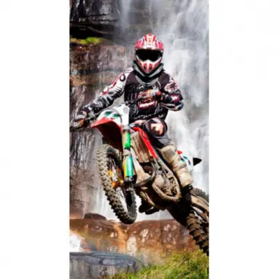 Motocross-badehåndklæde-70-x-140-bomuld