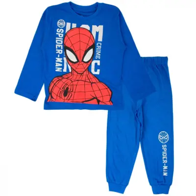 Marvel-Spiderman-Pyjamas-Blå