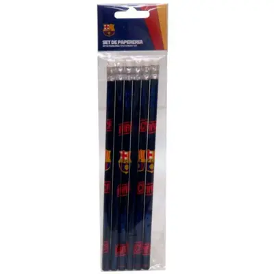 FC-Barcelona-blyanter-med-viskelæder-6 stk